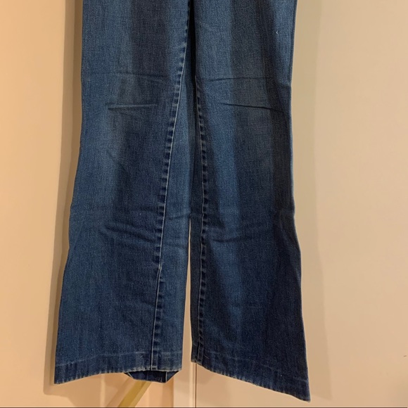 70s era HIS Jeans high waist flare leg Size 5/6 - Picture 7 of 7